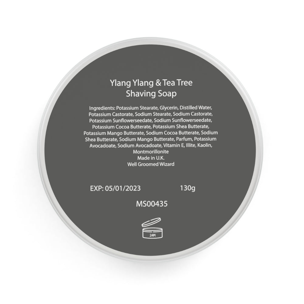 Shaving Soap | Ylang Ylang & Tea Tree | 130g
